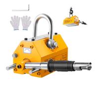 VEVOR Permanente Magnetic Lifting with Release, 880 lbs/400 kg Heavy Duty Magnet, factor de seguridad 2,5, Neodymium & Steel for Hoist, Shop Crane, Block, Junta Levantamiento Plate Steel