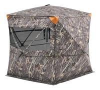 VEVOR Persiana de Caza Transparente para 4 o 5 Personas con Bolsa de Transporte, Camuflaje, 360 Grados, con Puerta y Ventana Silenciosas, Cremallera, para Pavos y Ciervos, 1780 x 1780 x 2050 mm