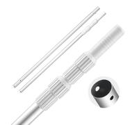 VEVOR Pértiga de Piscina, 1-3,66 m, Barra Telescópica Ajustable con Extensión, Barra para Limpieza de Piscinas Resistente para Redes Desnatadoras, Rastrillos, Cepillos y Cabezales de Aspiración