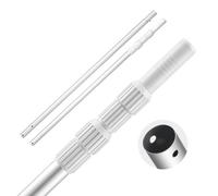 VEVOR Pértiga de Piscina, 1-3,66 m, Barra Telescópica Ajustable con Extensión, Barra para Limpieza de Piscinas Resistente para Redes Desnatadoras, Rastrillos, Cepillos y Cabezales de Aspiración