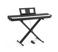 VEVOR Piano Digital 88 Teclas, con Modo de Teclado Dual y Altavoces, Soporte en Forma de X, Pedal de Sostenido, Función de Grabación, 280 Tonos, Conexión Inalámbrica, para Principiantes, Negro