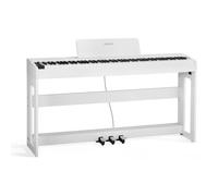 VEVOR Piano Digital 88 Teclas, Modo de Teclado Dual, Altavoces, con Atril, Soporte, Pedal de Sostenido, Adaptador CC, 280 Tonos, Conexión Inalámbrica, Principiantes, Blanco, 1310 x 300 x 850 mm