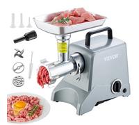 VEVOR Picadora de Carne 575 W Máximo 800 W Picadora Eléctrica Multifunción 2,27 kg/min con Cuchilla Placa de Molienda Picadora de Carne Comercial para Picar Rápidamente Carne Pollo Cebolla Ajo