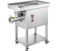 VEVOR Picadora de Carne Eléctrica 10 kg/min, con Cuchilla, Placa de Molienda, Máquina para Hacer Salchichas, Acero Inoxidable para Cocina, Restaurante, Carnicería, 2200 W, 880 x 495 x 920 mm, 32#
