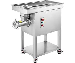 VEVOR Picadora de Carne Eléctrica 10 kg/min, con Cuchilla, Placa de Molienda, Máquina para Hacer Salchichas, Acero Inoxidable para Cocina, Restaurante, Carnicería, 2200 W, 880 x 495 x 920 mm, 32#