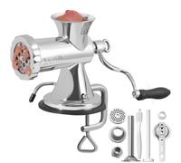 VEVOR Picadora de Carne Manual de Acero Inoxidable 304 con 2 Métodos de Fijación