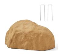 VEVOR Piedra Artificial para Exteriores, Aspecto Realista, Roca Artificial para Paisajismo, Decoración de Jardín, Caseta Transformable, Color Amarillo Arena, 235 x 450 x 205 mm, Tamaño Pequeño