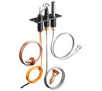 VEVOR Pilot Assembly485-510A OE 485-510A, 4021-736, 2103-010, para Chimenea, Repuesto de Encendido de Gas Natural, Compatible con Quadra-Fire, Heat & GLO y Heatilator, Negro, 160 x 120 x 40 mm