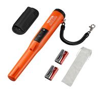 VEVOR Pinpointer Detector de Metales IP68 Puntero de Metal Portátil Totalmente Impermeable Profundidad de Detección 114mm Pinpointer exploración 3 Modos con Estuche Batería de 9 V para Adultos Niños