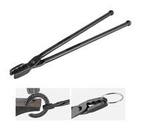 VEVOR Pinzas de Herrero de Acero al Carbono Pinzas de Forja Duraderas con Mandíbula de Lobo 46 cm Mango Largo Buen Agarre Operación Segura Equipo de Herrería para Taller de Artesanía de Herrería