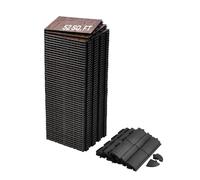 VEVOR Pista de Baile Goma Entrelazadas PP y PVC, 52 Piezas Entrelazadas de 315 x 315 x 17,2 mm, Piso de Práctica de Baile Portátil con Base Acolchada(Veta de Madera de Roble, 52 Pies Cuadrados/Caja)