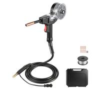 VEVOR Pistola de Carrete MIG 130A con Cable 3 m Compatible con Lincoln Magnum 100SG K2532-1 para Easy MIG 140 180 con Rodillo y Puntas de 0,8-0,9 mm, Alambre Aluminio para Reparación Taller Automotriz