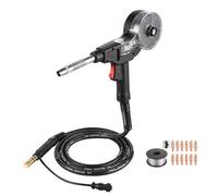 VEVOR Pistola de Carrete MIG 135A con Cable 3 m Compatible con Spoolmate 100 para Millermatic Multimatic Syncrowave con Alambre Aluminio, Rodillo, Puntas de 0,8-0,9mm para Taller Reparación Automotriz