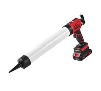 VEVOR Pistola de Cartucho Eléctrica Inalámbrica Pistola Selladora 600ml 20V Batería de 2,0Ah Pistola para Calafatear 4 Velocidades Cargador Rápido Antigoteo Ajustable para Calafatear, Rellenar, Sellar