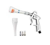 VEVOR Pistola de Limpieza Multifuncional para Automóviles, 80-160 PSI, con 2 Boquillas Giratorias 360°, Elimina Rápidamente la Suciedad y el Polvo de la Superficie, 100 mL/min, 240 x 140 x 40 mm