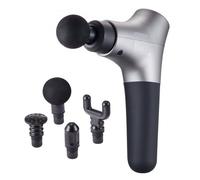 VEVOR Pistola de masaje de tejido profundo, pistola de masaje muscular de percusión para atletas, con 6 niveles de velocidad y 4 cabezales de masaje, baterías de 12 V 2500 mAh, mini pistola de masaje