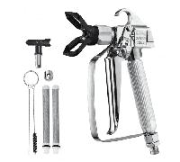 VEVOR Pistola Pulverizadora de Pintura Sin Aire de Alta Presión de 3600 PSI con Boquilla 517, Junta Giratoria con Filtros, Aguja de Limpieza y Cepillo, Pistola para Máquina Pulverizadora sin Aire