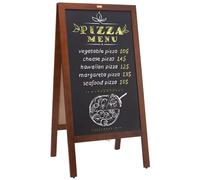VEVOR Pizarra Negra de Menú con Marco de Madera Tablero de Tiza de 508 x 1016 mm Pizarra con Tiza para Mensajes Pizarra Magnética para Restaurante, Bar, Cafetería, Cocina, Decoración del Hogar y Bodas