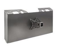 VEVOR Placa de Fijación para Dirección Deslizante, Placa de Montaje para Dirección Deslizante Placa de Carga de Fijación Rápida con Receptor de Enganche de 58mm Compatible con Minicargador y Tractor