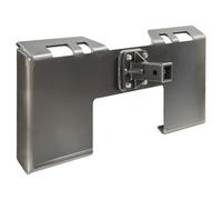 VEVOR Placa de Fijación para Minicargadora 9,53 mm de Grosor con Receptor de Enganche de 58 mm, Placas de Carga de Acoplamiento Rápido Compatible con Minicargadoras Deere, Kubota, Bobcat y Mahindra