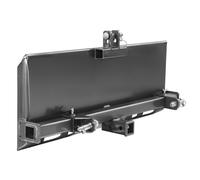 VEVOR Placa Universal de 3 Puntos para Minicargador, 1200 x 530 x 255mm, Placa de Fijación Cargador Adaptador de Acero con Placa de Montaje para Minicargador, Compatible con Minicargador y Tractor