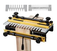 VEVOR Plantilla de Cola de Milano Ancho de 31 cm, Máquina de Colas de Milano 4 Brocas, Plantilla de Mortaja y Espiga, Herramienta de Carpintería para Fabricación de Muebles y Gabinetes de Madera