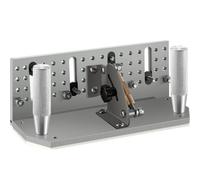 VEVOR Plantilla de Cuchillo para Amoladora de Cinturón Localizador de Afilado 250 x 100 x 101 mm Ángulo Ajustable de 85°~115° Plantilla para Afilar Cuchillos de Cinturón con Dos Asas