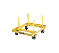 VEVOR Plataforma Elevadora para Motores Capacidad de Carga de 340 kg Soporte de Acero Resistente de Motor Ajustable con 4 Ruedas Giratorias 2 Correas de Trinquete Apto para la Mayoría de los Motores