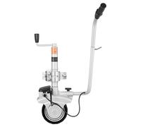 VEVOR Plataforma Rodante Eléctrica, Capacidad de Remolque 2,5 T, Rueda Motorizada 380 W y 12 V con Velocidad 7 m/min, Altura de Sujeción Ajustable y Neumáticos de Goma, para Caravanas y Barcos