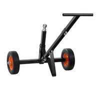 VEVOR Plataforma Rodante para Remolque, Capacidad de Peso de 272 kg, Altura Ajustable de 42 y 56 cm, Bola de Enganche de 47,3 mm, Neumáticos Sólidos de 254 mm, para Mover Automóviles, Barcos