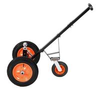 VEVOR Plataforma Rodante para Remolque, Capacidad de Peso de la Barra de Tracción de 544 kg, Altura Ajustable de 460 y 560 mm, Bola de 50,8 mm, Neumáticos de 386 mm, para Mover Remolques de RV