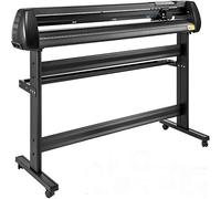 VEVOR Plóter de Corte 1350mm Máquina Cortadora de Vinilo con Soporte de Piso Plóter de Vinilo de Fuerza y Velocidad Ajustables para la Fabricación de Signos
