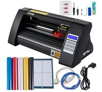 VEVOR Plóter de Corte de Vinilo 375 mm Luz de Guía LED Signmaster Label Maker Plotter de Corte de Vinilo para Campo de la Publicidad Decoración Variada Artesanía Fabricación de Etiqueta Impresora