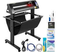 VEVOR Plotter de Corte Posicionamiento Semiautomático 720 mm Impresora Cortador de Vinilo 19,7 kg Plotter de Corte de Vinilo CA 85-264V Vinilo Cortador Letrero Signcut Impresora Vinilo Ojo Óptico
