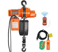 VEVOR Polipasto de Cadena Eléctrico Monofásico Carga de 998 kg Elevación de 6 m