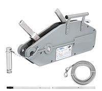 VEVOR Polipasto de cadena manual 1600 kg / 3500 lbs, cabrestante de mano con longitud de la cuerda 20 m, polipasto elevador para cabrestante manual de metal, uso para espacios reducidos o campos sin