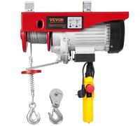 VEVOR Polipasto Eléctrico 400 kg con Control Remoto con Cable de 4,2 m 230 V