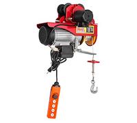 VEVOR Polipasto Eléctrico con Carro, Carga Nominal: 1 T, Polipasto Eléctrico de 1.300 W, Altura de Funcionamiento Estándar: 3 m, Polipasto de Palanca de Acero, para Fábricas, Almacenes y Construcción