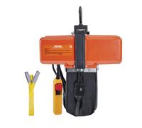 VEVOR Polipasto Eléctrico de Cadena 580W Capacidad de Carga 499kg Altura Máxima de Elevación 4,5m Grúa Puente Monofásico con Cadena G100 Control Remoto con Cable de 3m para Garaje, Taller, Hotel