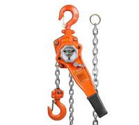 VEVOR Polipasto Manual de Cadena de Palanca Elevación de 2,8 m Polipasto de Trinquete de Acero Capacidad de 0,75 T Polipasto de Palanca Gancho de Rotación 360° con Freno de Doble Trinquete para Garaje