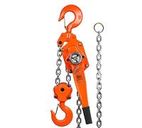 VEVOR Polipasto Manual de Cadena de Palanca Elevación de 5,8 m Polipasto de Trinquete de Acero Capacidad de 6 T Polipasto de Palanca Gancho de Rotación de 360° con Freno de Doble Trinquete para Garaje