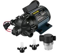 VEVOR Bomba de Lavado para Coche 240 W Bomba Lavadora de Agua Alta Presión de 12 V Kit de Bomba de Agua 7 GPM Altura de Elevación 3 m con 2 Roscas Hembra y 1 Macho de 1/2" para RV Vehículo Barco Yate