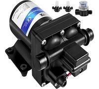 VEVOR Bomba de Agua Autocebante de Diafragma 12 V DC 7,5-11,3 A Flujo de 3 GPM Bomba Pulverizadora de Agua Max. Presión de 45 psi Bomba de Limpieza con Filtro de Metal para Vehículos RV y Autocaravana