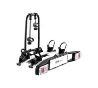 VEVOR Portabicicletas Compatible con Receptores de 5 cm, para 2 Bicicletas con Carga de hasta 65 kg, Portabicicletas con Cerradura para Bicicletas Eléctricas con Luz Trasera, 67,5 x 126,5 x 70,7 cm