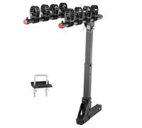 VEVOR Portabicicletas para 4 Bicicletas Portabicicletas con Enganche Capacidad de Carga Máxima de 68 kg Compatible con Receptores de 51 mm Soporte de Enganche para Automóviles SUV Autocaravana Camión