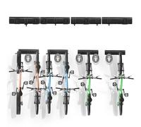 VEVOR Portabicicletas para Garaje para 6 Bicicletas y 5 Cascos, Riel 1625,6 mm