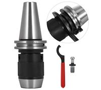 VEVOR Portabrocas de Precisión Integrado sin Llave CAT40 de 1/2", Compatible con la Máquina CNC Haas CAT40