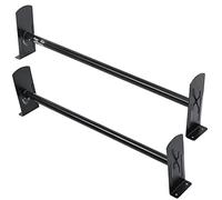 VEVOR Portaequipajes de Techo para Furgoneta Ajustable 91-133 cm Portaequipajes de Acero de Aleación 2 Barras con Topes de Escalera Capacidad de 227 kg para Furgonetas de Tamaño Completo para Viajes