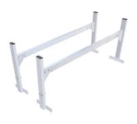VEVOR Portaequipajes de Techo para Furgoneta Portaequipajes de Aleación de Aluminio de 2 Barras Capacidad de Carga de Portaequipajes 181 kg Ajustable 130-206 cm Portaequipajes para Furgonetas, Viajes