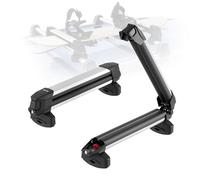 VEVOR Portaequipajes de Techo, para hasta 4 Pares de Esquís/2 Tablas de Snowboard, con Cerradura con Acolchado de Goma, para la Mayoría de Las Barras Transversales Ancho de Carga de 465 mm, Negro